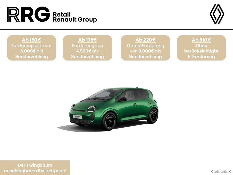 Renault Twingo elektrisch Techno 80 Urban Range